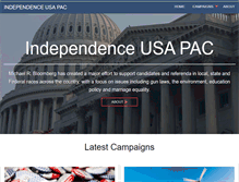 Tablet Screenshot of independenceusapac.org